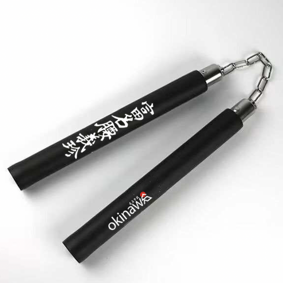 okinawa NUNCHAKU i Skumgummi 30,5 cm Svart CombatStore.no